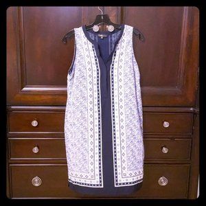 DALIA 6 Shift Dress hanky lined dress Navy